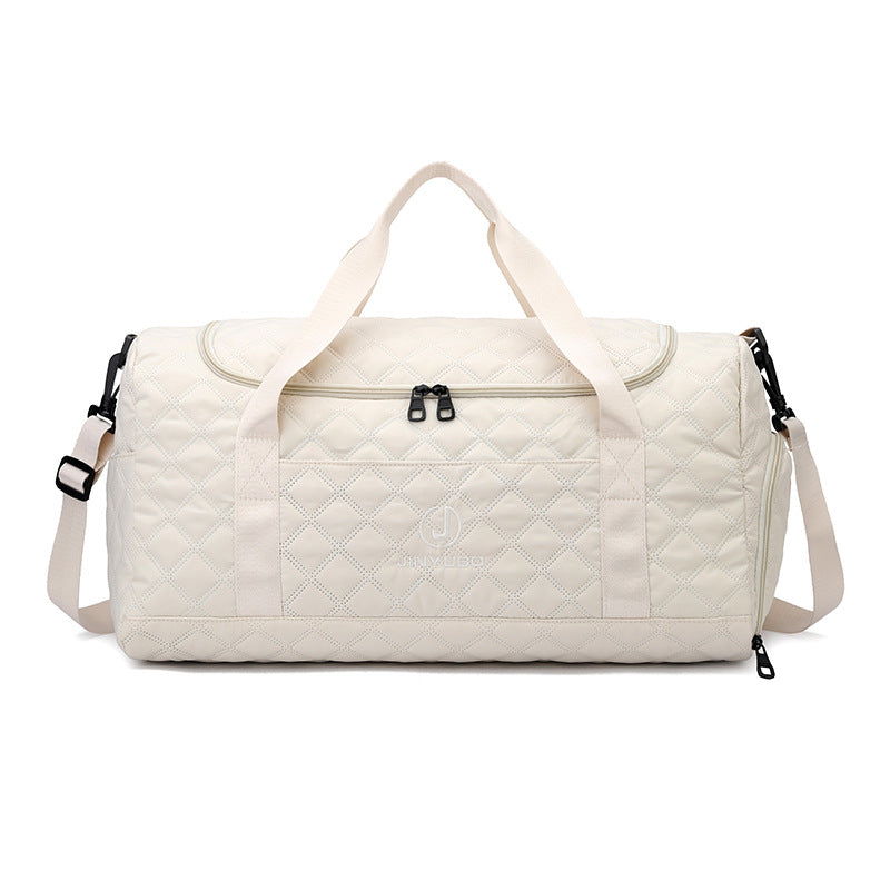 Quilted Multi-Pocket Sports Duffle Bag Kalsten