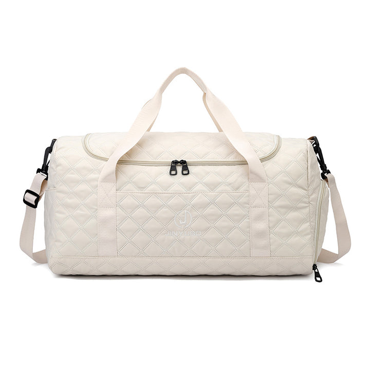 Quilted Multi-Pocket Sports Duffle Bag Kalsten