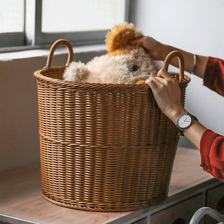 Unisex Large Storage Basket made of Woven Material Kalsten