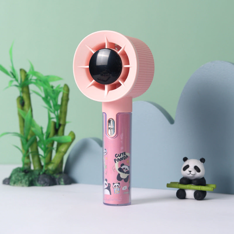 Women's Portable Handheld Fan with Cute Panda Design Kalsten