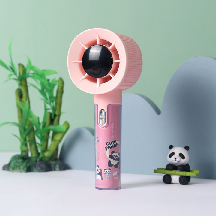 Women's Portable Handheld Fan with Cute Panda Design Kalsten