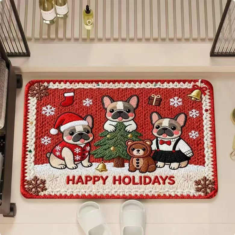 Christmas-Themed Decorative Mat