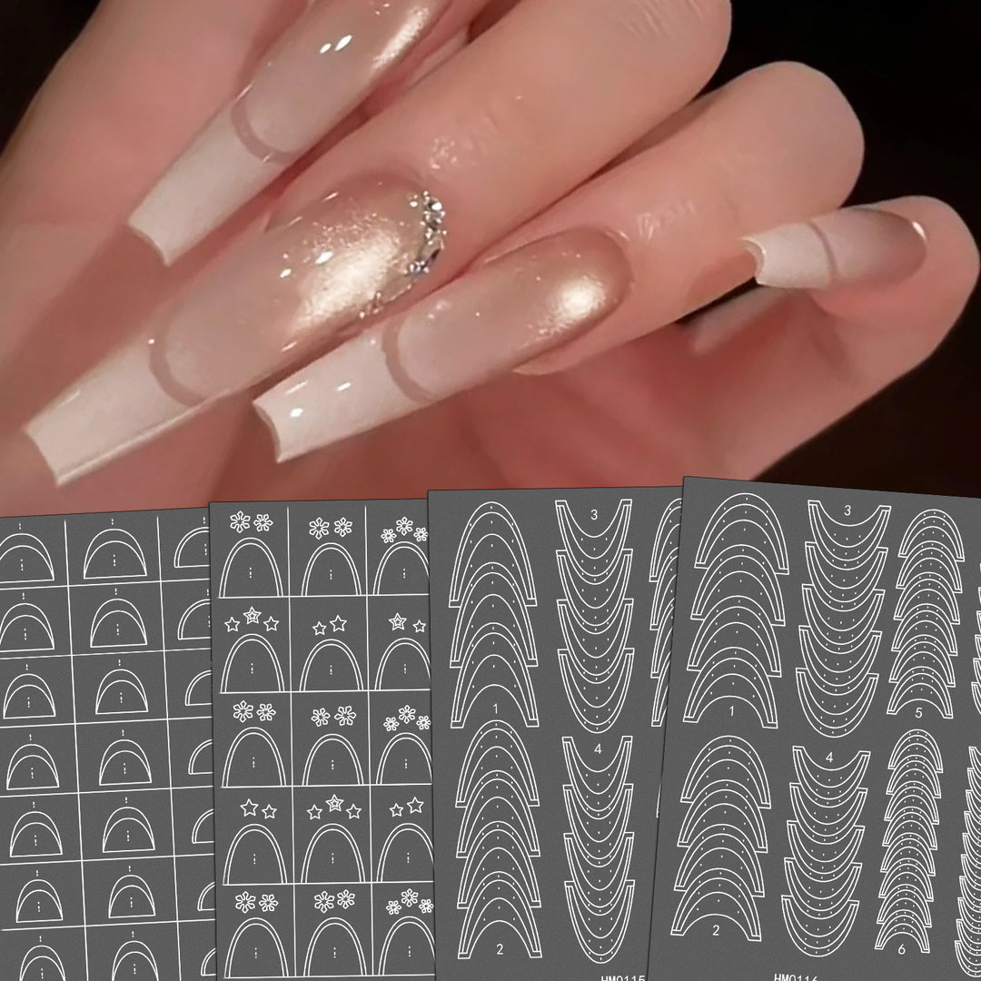 Butterfly Nail Art Stencil Sheet