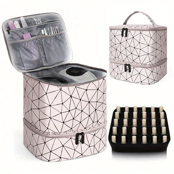 Cosmetic storage bag with two compartments Kalsten
