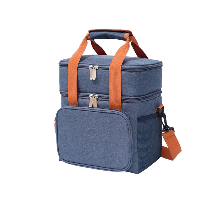 Insulated Dual-Compartment Lunch Cooler Kalsten