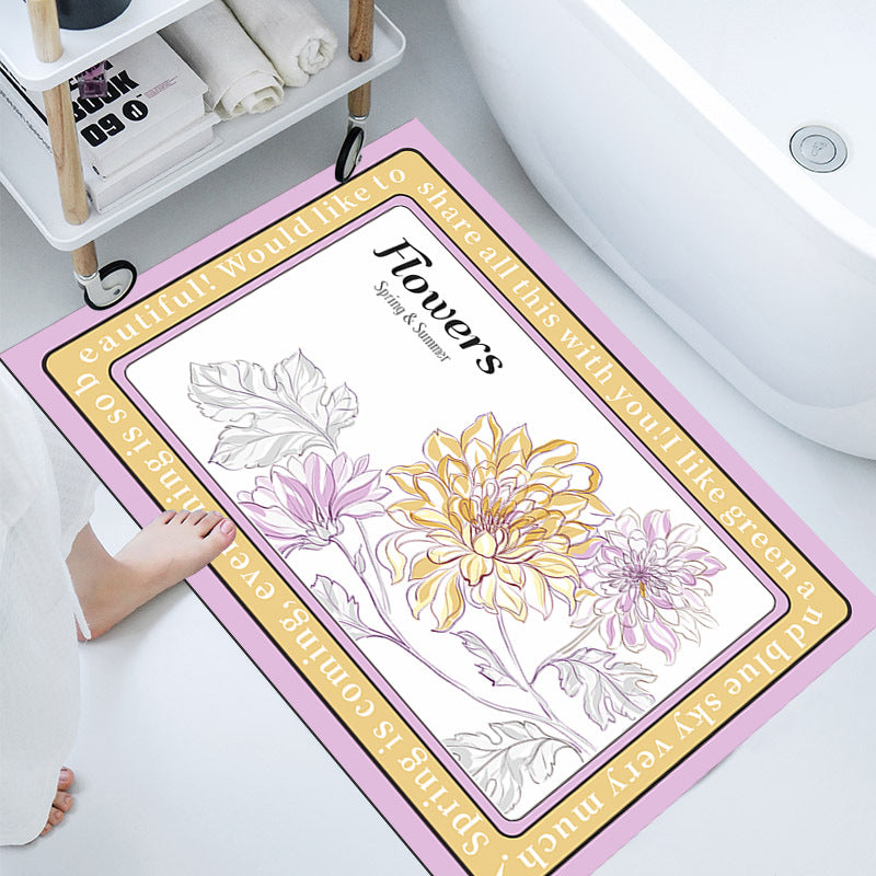 Elegant Decorative Bathroom Mat