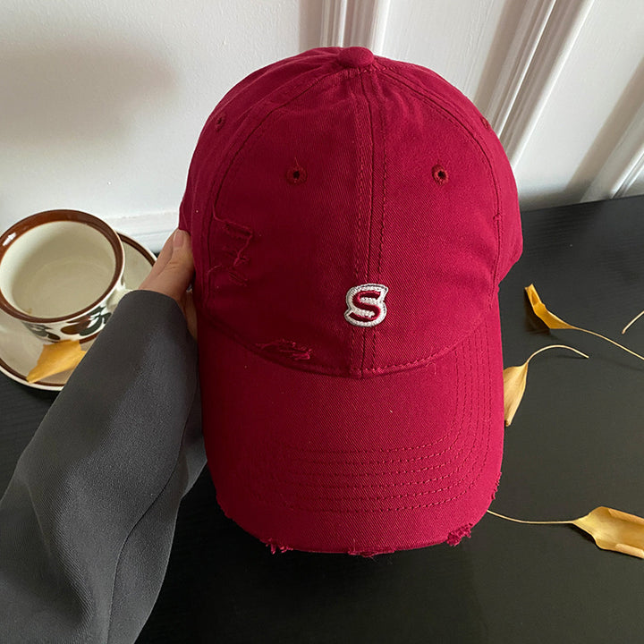 Unisex Distressed Embroidered Baseball Cap Kalsten