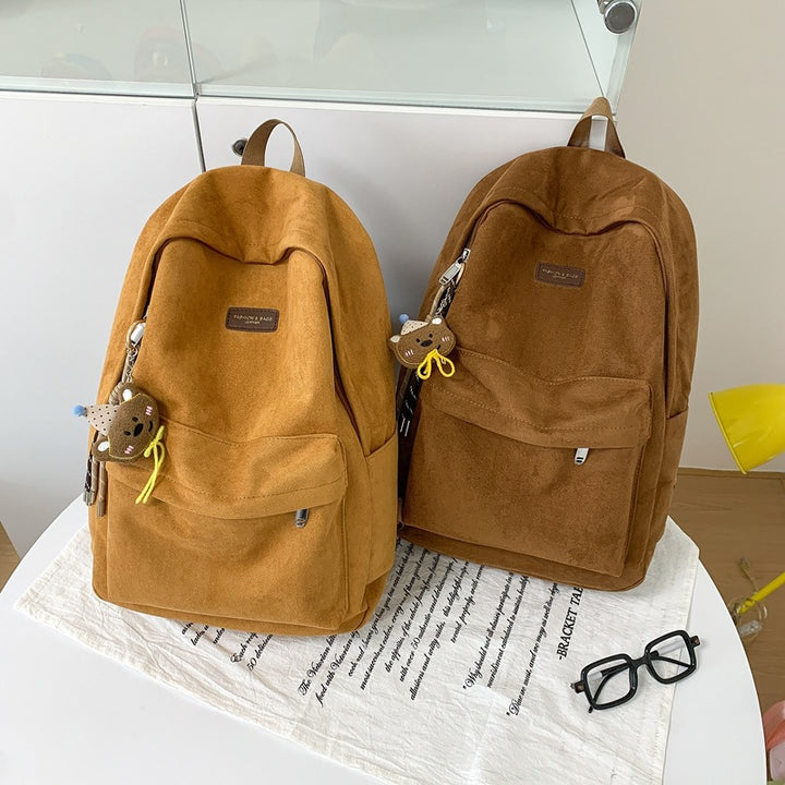 Stylish Suede Backpack Kalsten