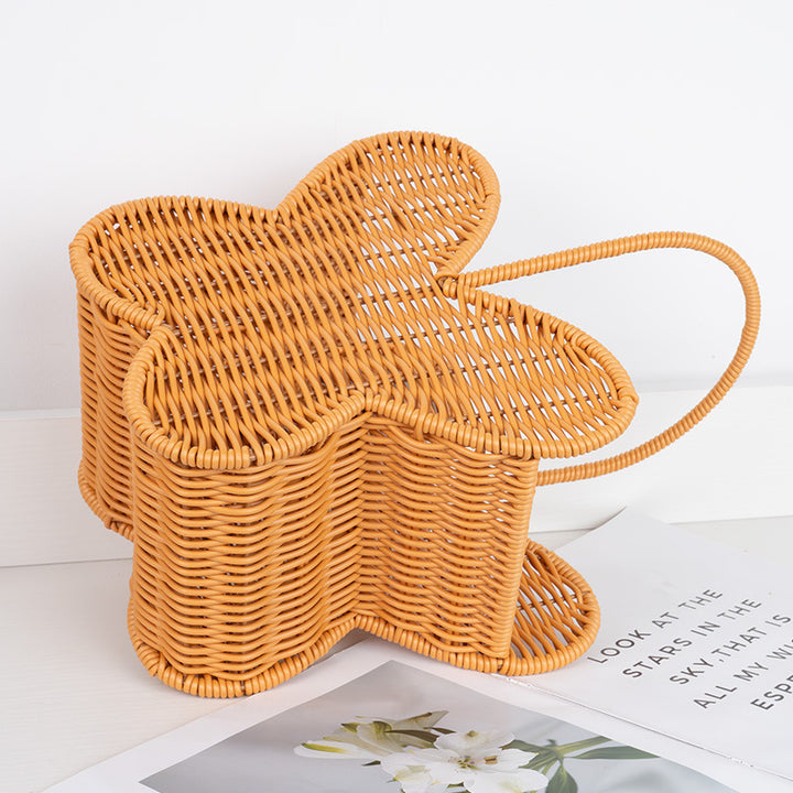 Butterfly-Shaped Woven Storage Basket Kalsten