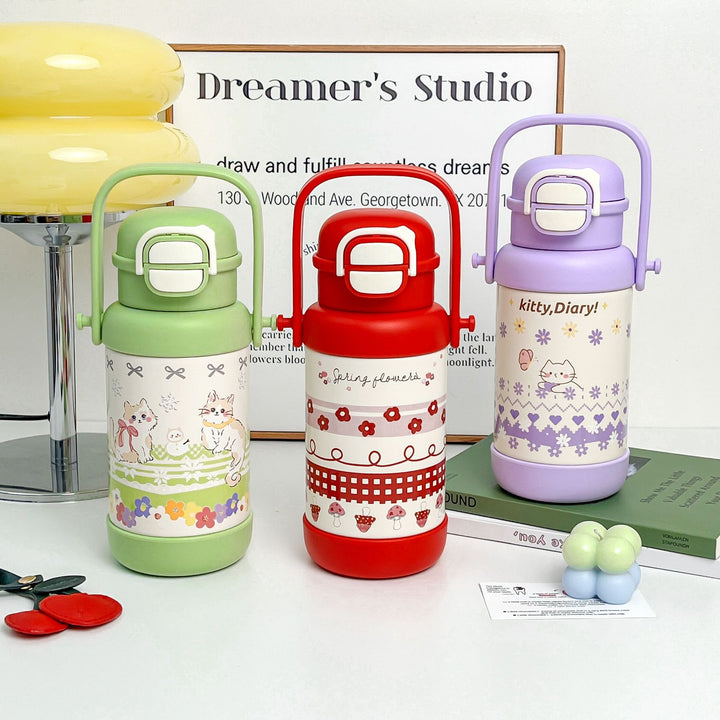 Insulated stainless steel water bottle with cute design Kalsten