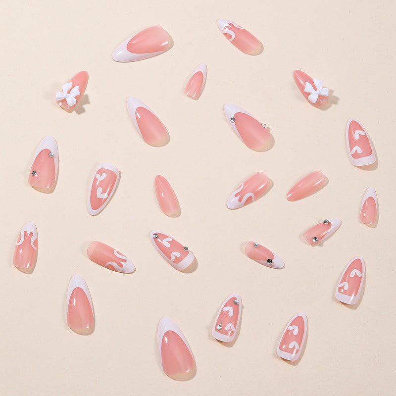 Heart-Inspired 3D Nail Art Design Kalsten