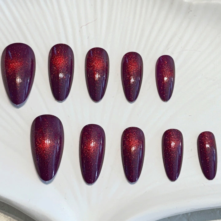 Glamorous Ombre Stiletto Nail Extensions