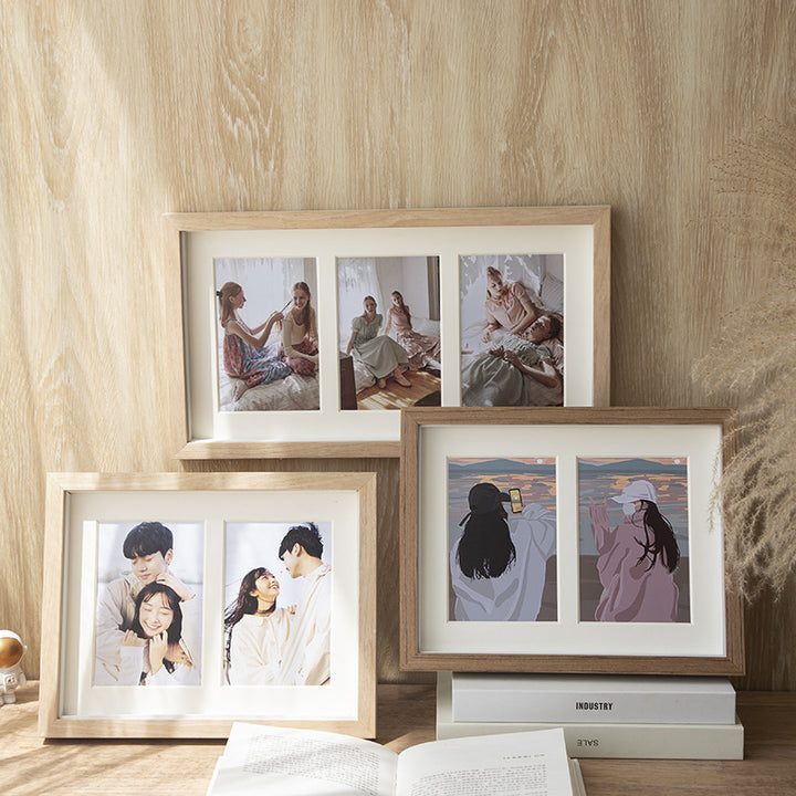 Multi-Photo Collage Display Frame for Home Decor