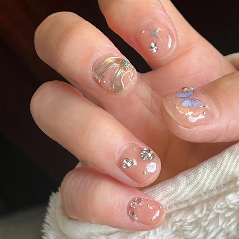 Decorative Press-On Nail Art Set Kalsten