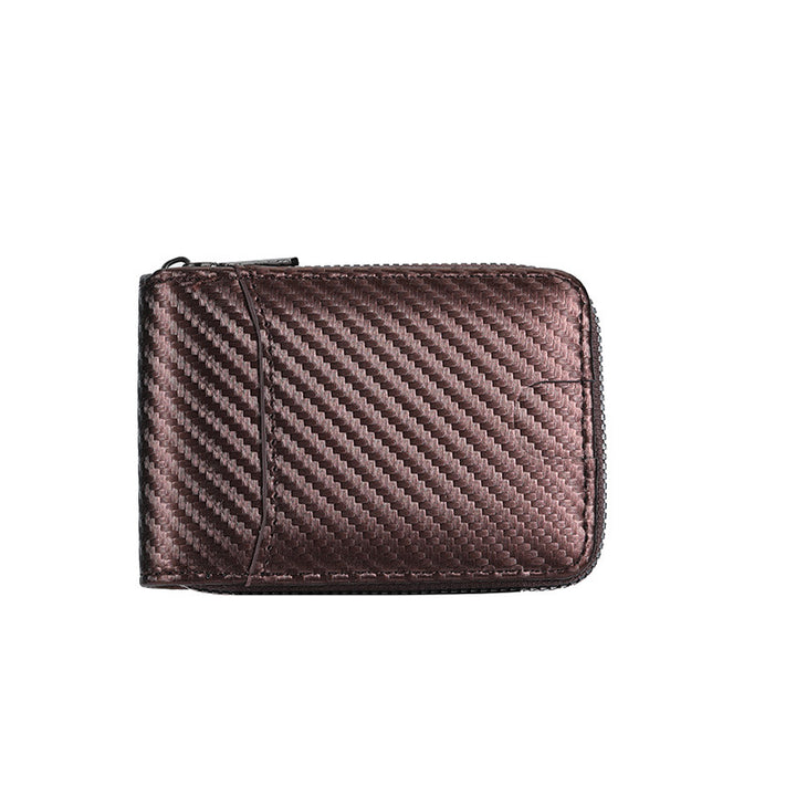 Carbon Fiber Zip-Around Wallet Kalsten