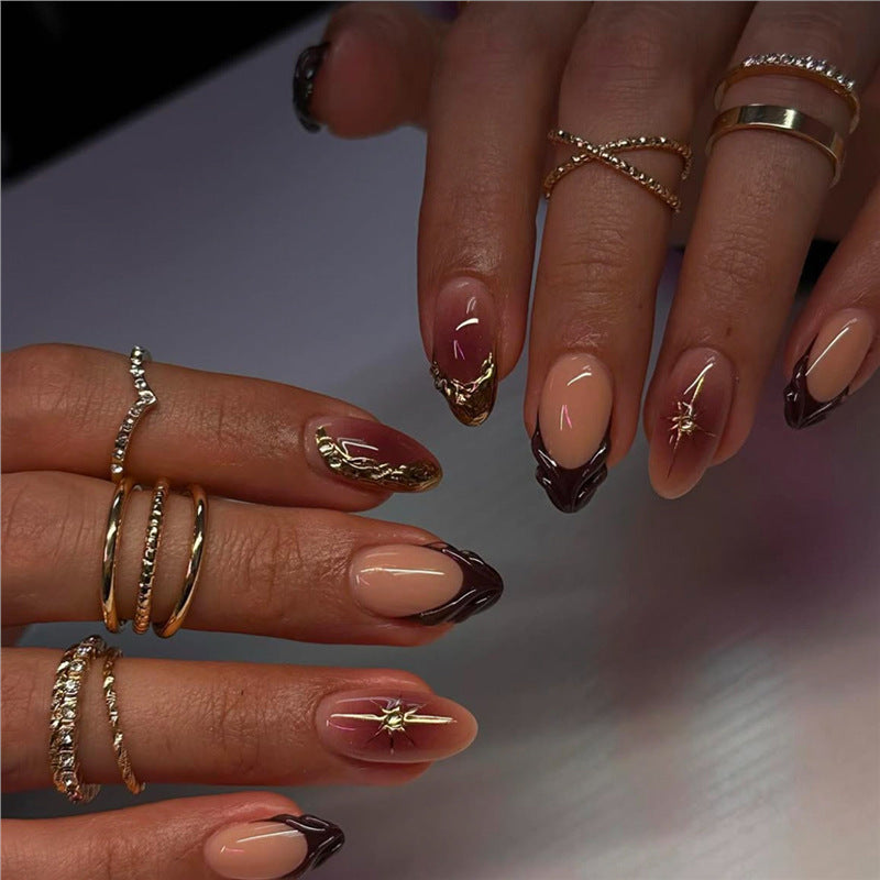 Artistic Gel Press-On Nail Art Kalsten