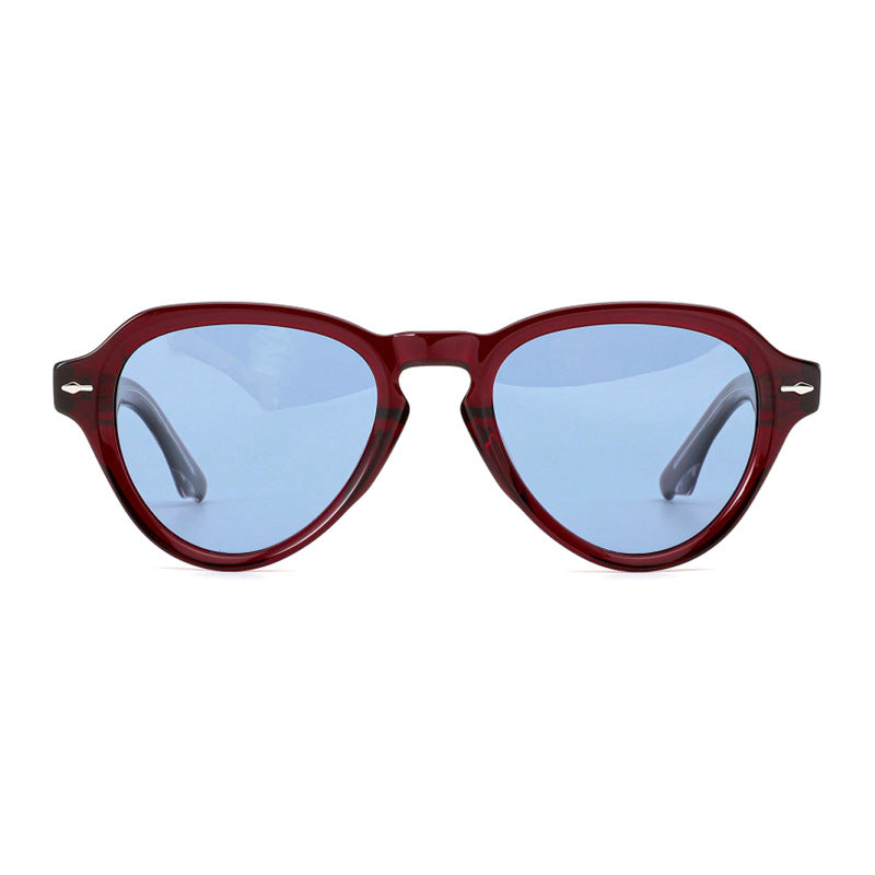 Ladies fashionable sunglasses in elegant, round design with polarized lenses Kalsten