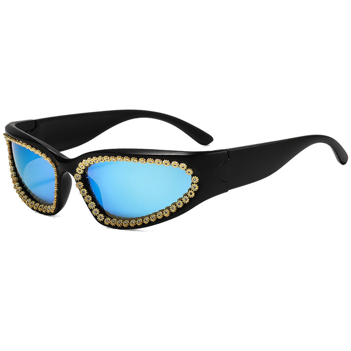 Women’s fashionable sunglasses with glamorous crystal frame Kalsten
