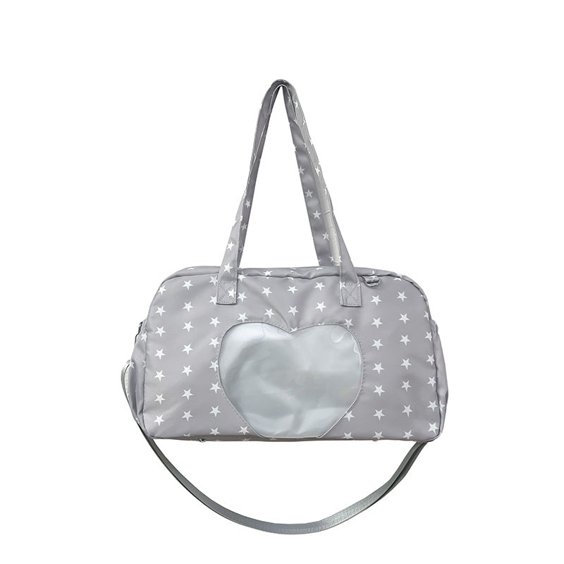 Star-Patterned Multi-Functional Handbag
