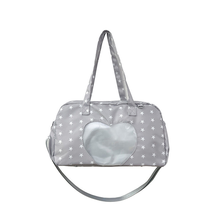 Star-Patterned Multi-Functional Handbag