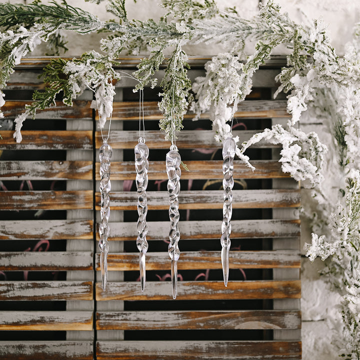 Christmas Tree Icicle Ornaments