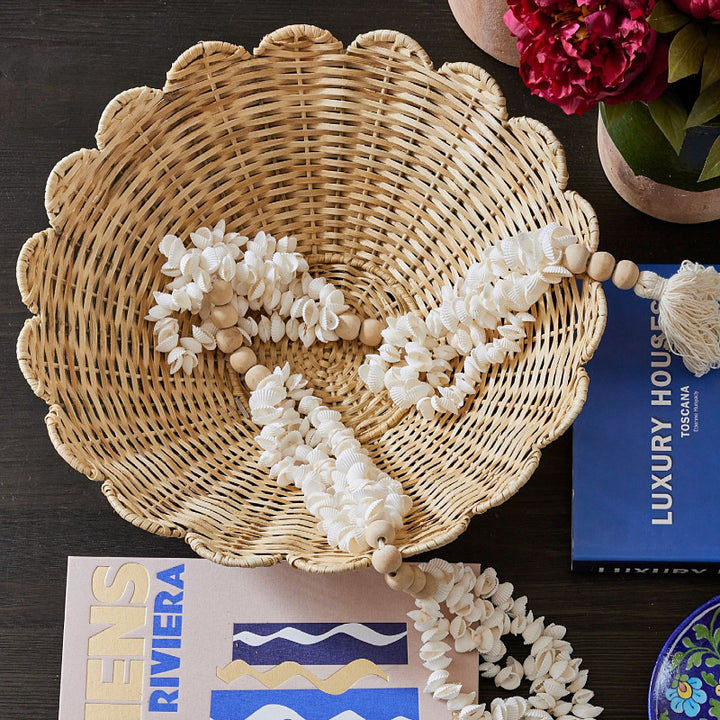 Decorative fruit basket with artistic weaving Kalsten