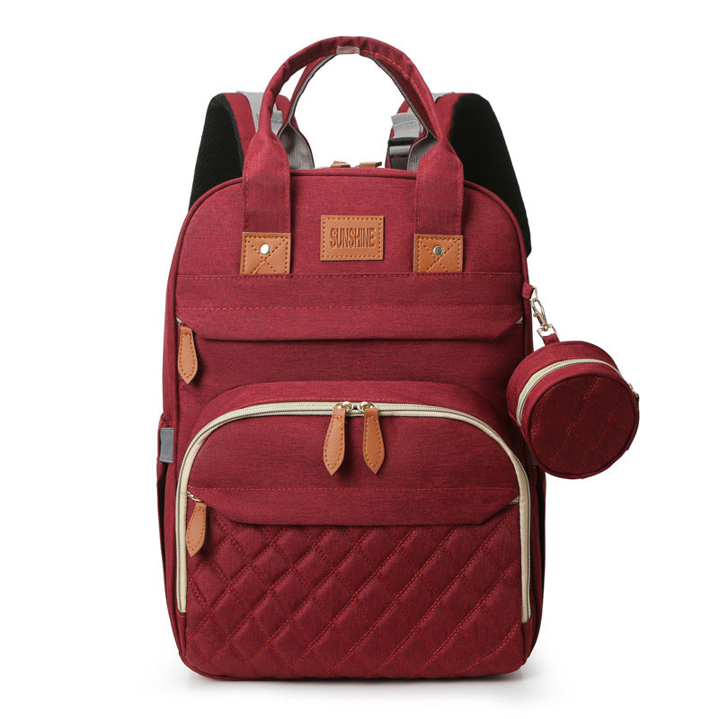 Quilted Multi-Functional Travel Backpack Kalsten