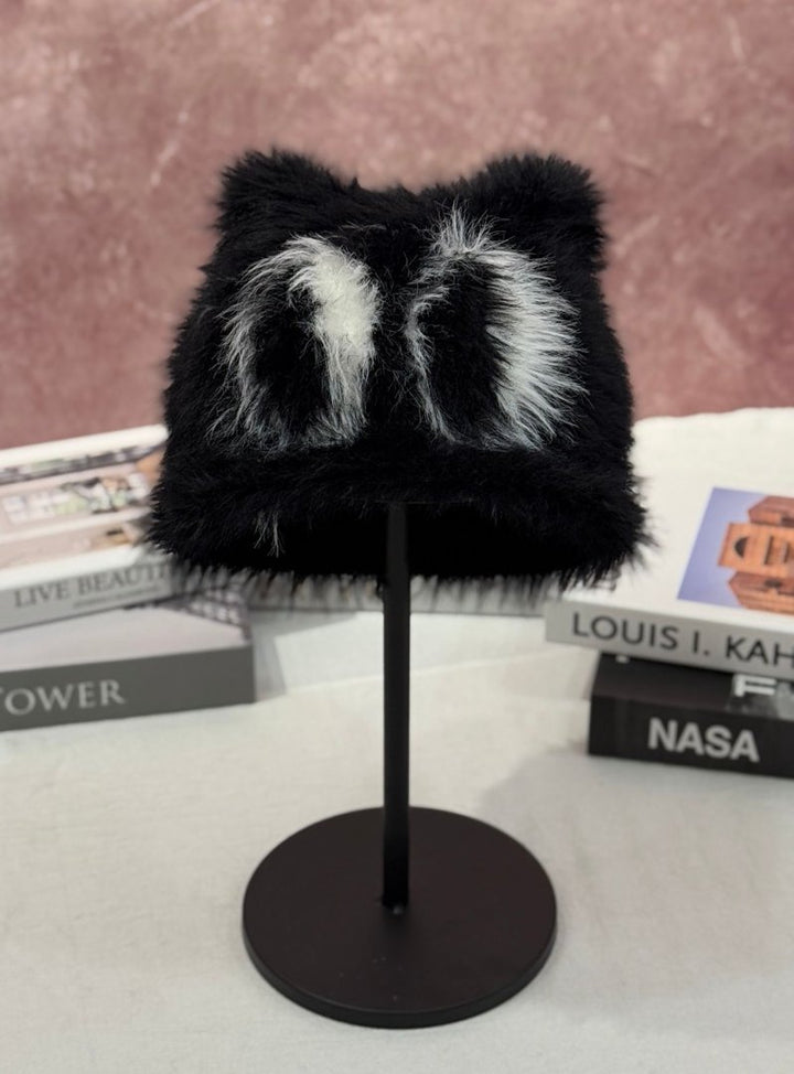 Cozy Faux Fur Cat Ears Beanie Kalsten