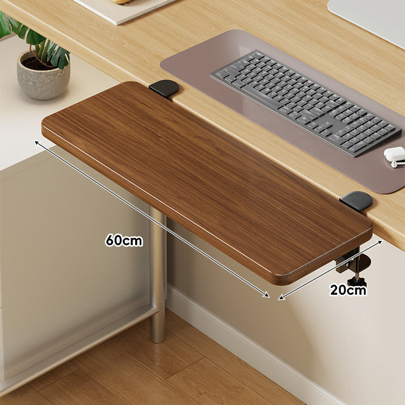 Under-Desk Sliding Keyboard Tray and Desk Extender with Smooth Glide Mount