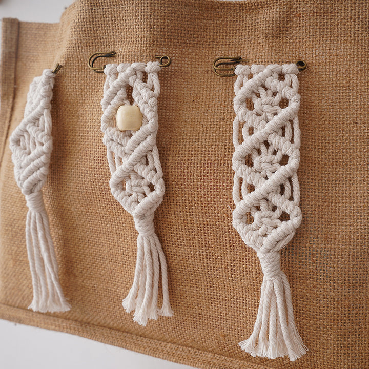 Decorative Macramé Wall Hanging Organizer Kalsten