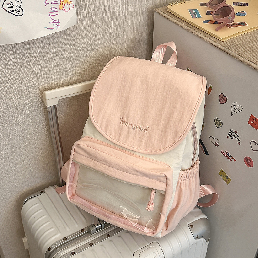 Stylish Transparent Utility Backpack Kalsten