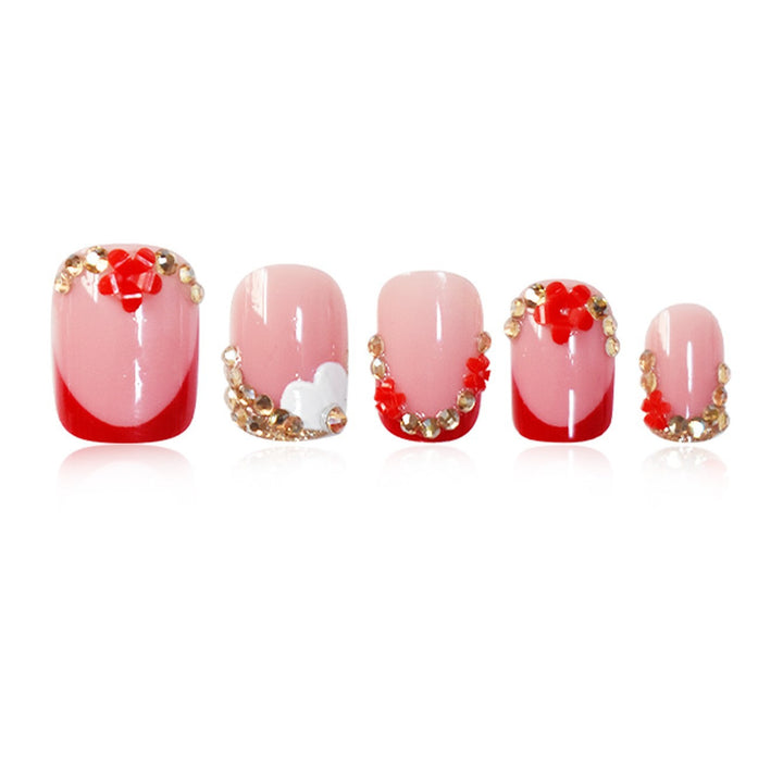 Decorative Floral Nail Enhancements Kalsten