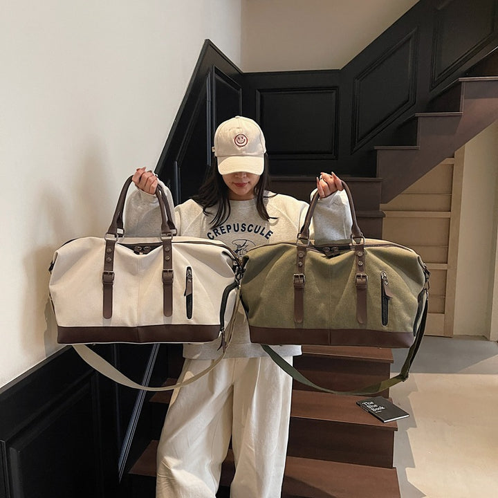 Multi-Functional Canvas Weekend Duffle Bag Kalsten