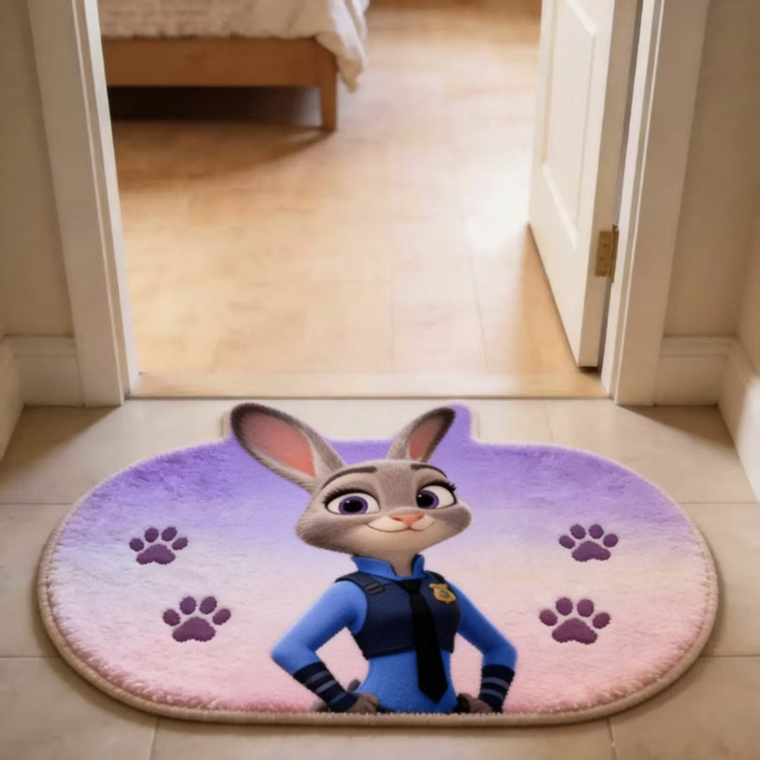 Cartoon Character Shaped Bath Mat for Bathroom