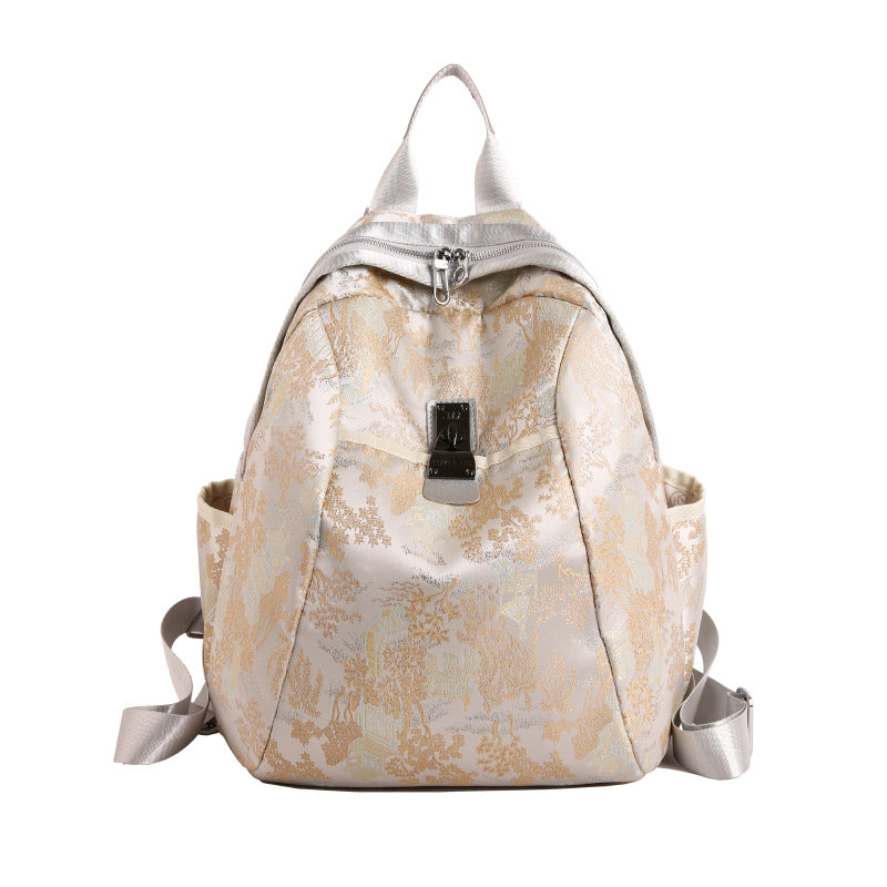 Elegant Floral Patterned Backpack Kalsten