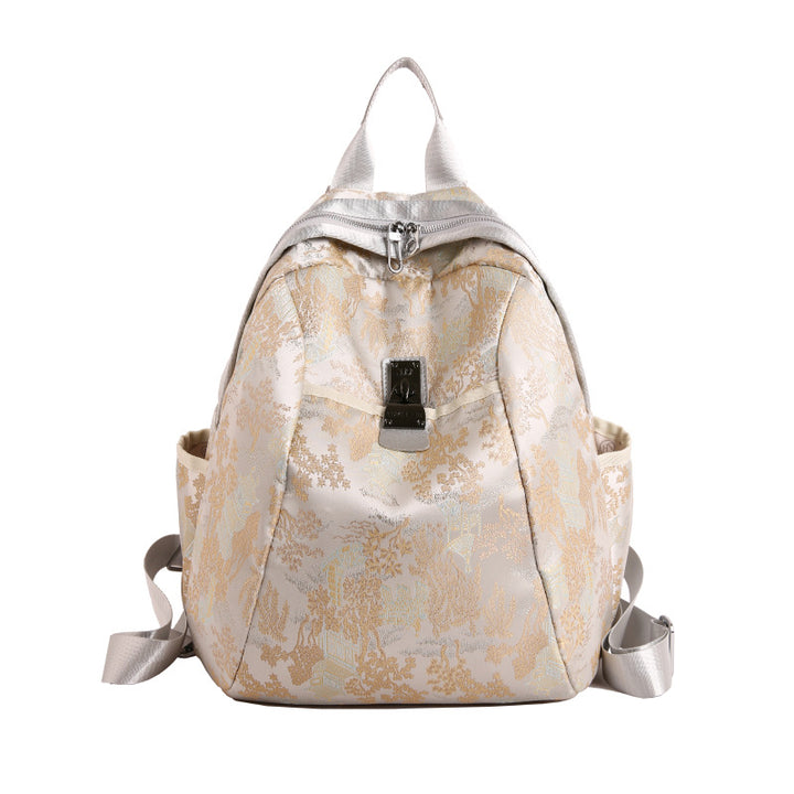 Elegant Floral Patterned Backpack Kalsten