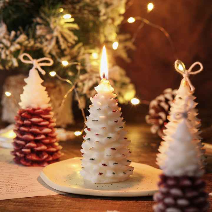 Christmas Tree-Shaped Hanging-Loop Decorative Soy Candle