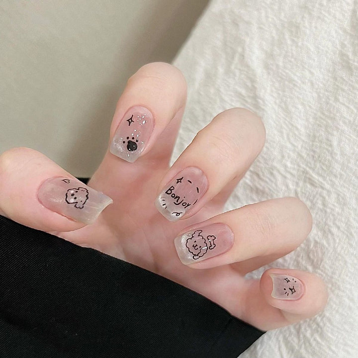 Trendy Press-On Nail Art Set Kalsten