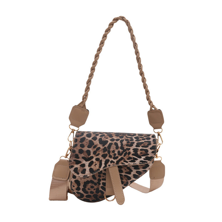 Leopard Print Crossbody Bag