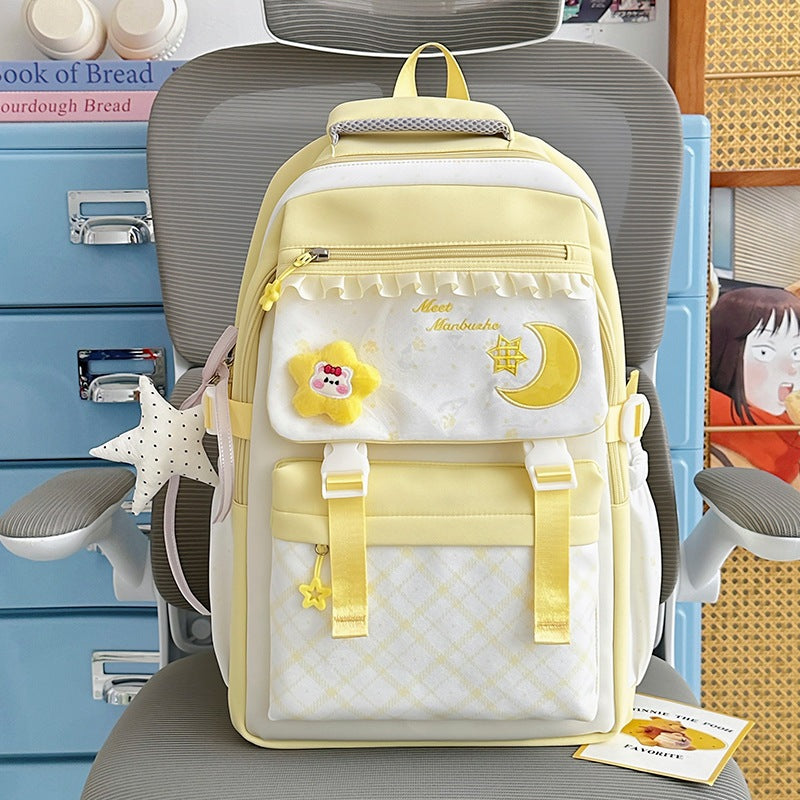Decorative Graphic Print Backpack Kalsten