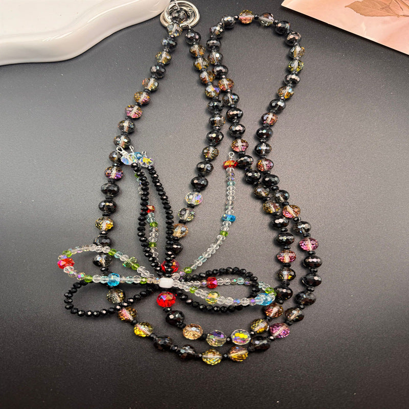 Multi-Strand Beaded Eyewear Necklace Kalsten