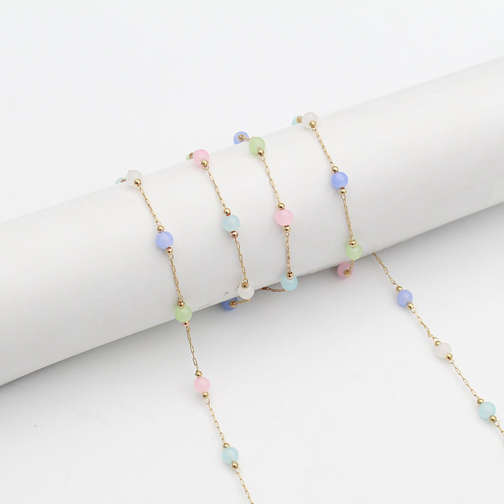 Elegant Beaded Eyewear Retainer Chain Kalsten