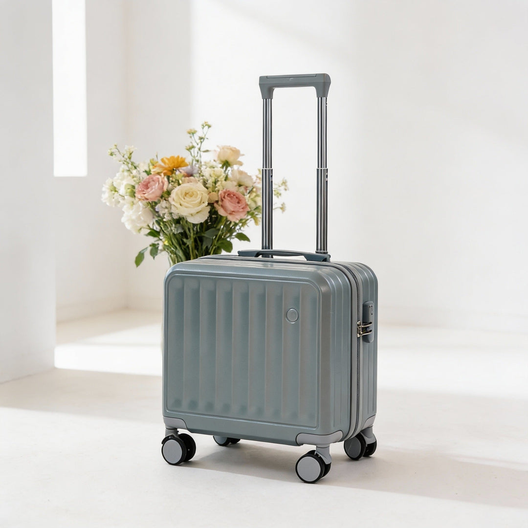 hardshell carry-on suitcase with telescopic handle and 360 degree spinner wheels Kalsten
