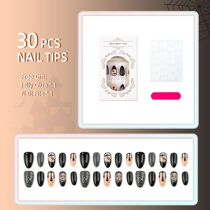 Themed Decorative Press-On Nail Set