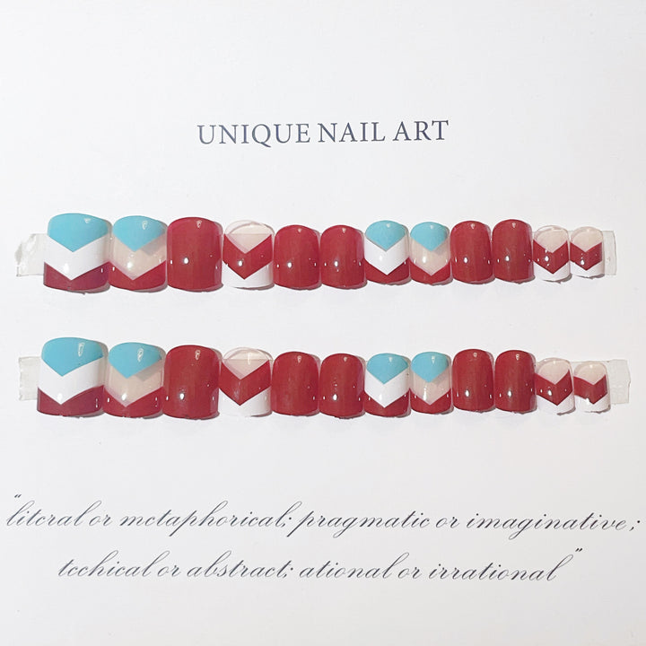 Artistic Press-On Nail Design Kit
