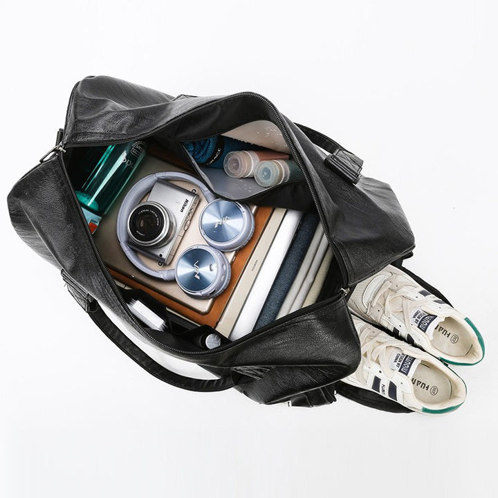 Premium Leather Weekender Duffle Kalsten