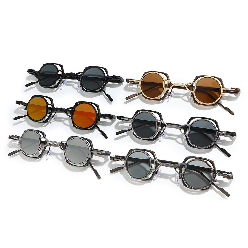 Futuristic Double-Lens Shield Sunglasses Kalsten