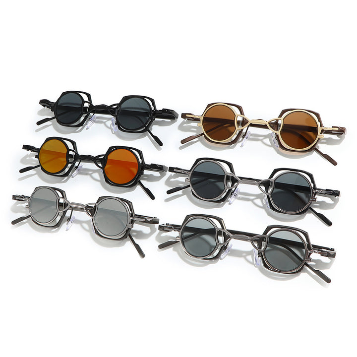 Futuristic Double-Lens Shield Sunglasses Kalsten