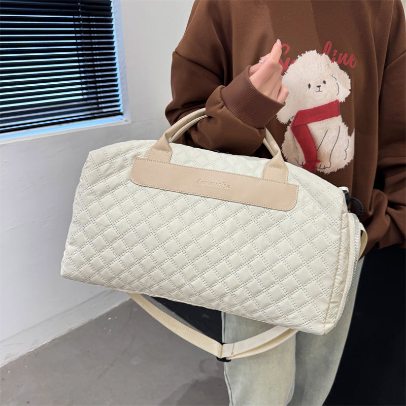 Quilted Travel Duffel Bag Kalsten