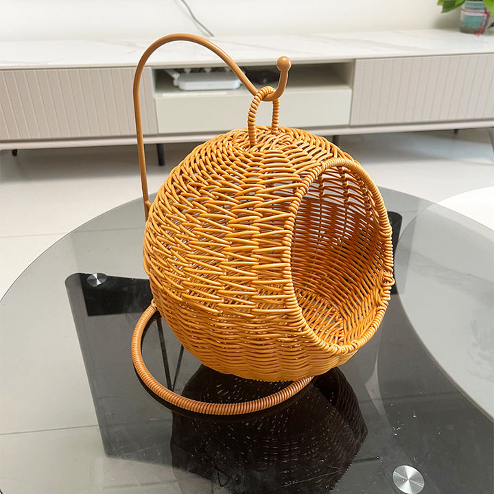 Modern Hanging Woven Basket Stand Kalsten